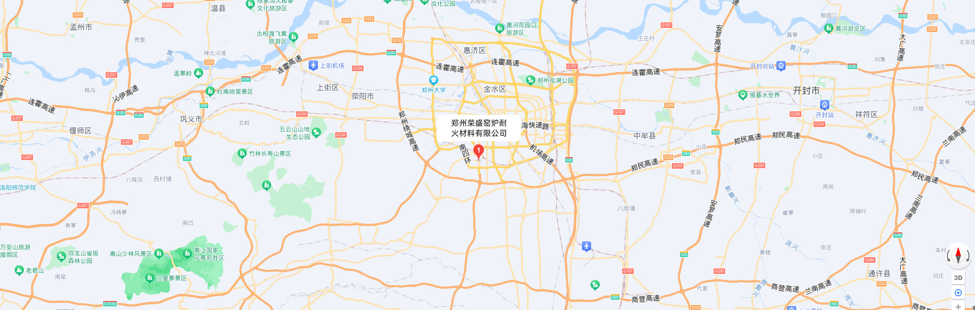 联络我们 - 郑州荣盛窑炉耐火质料有限公司